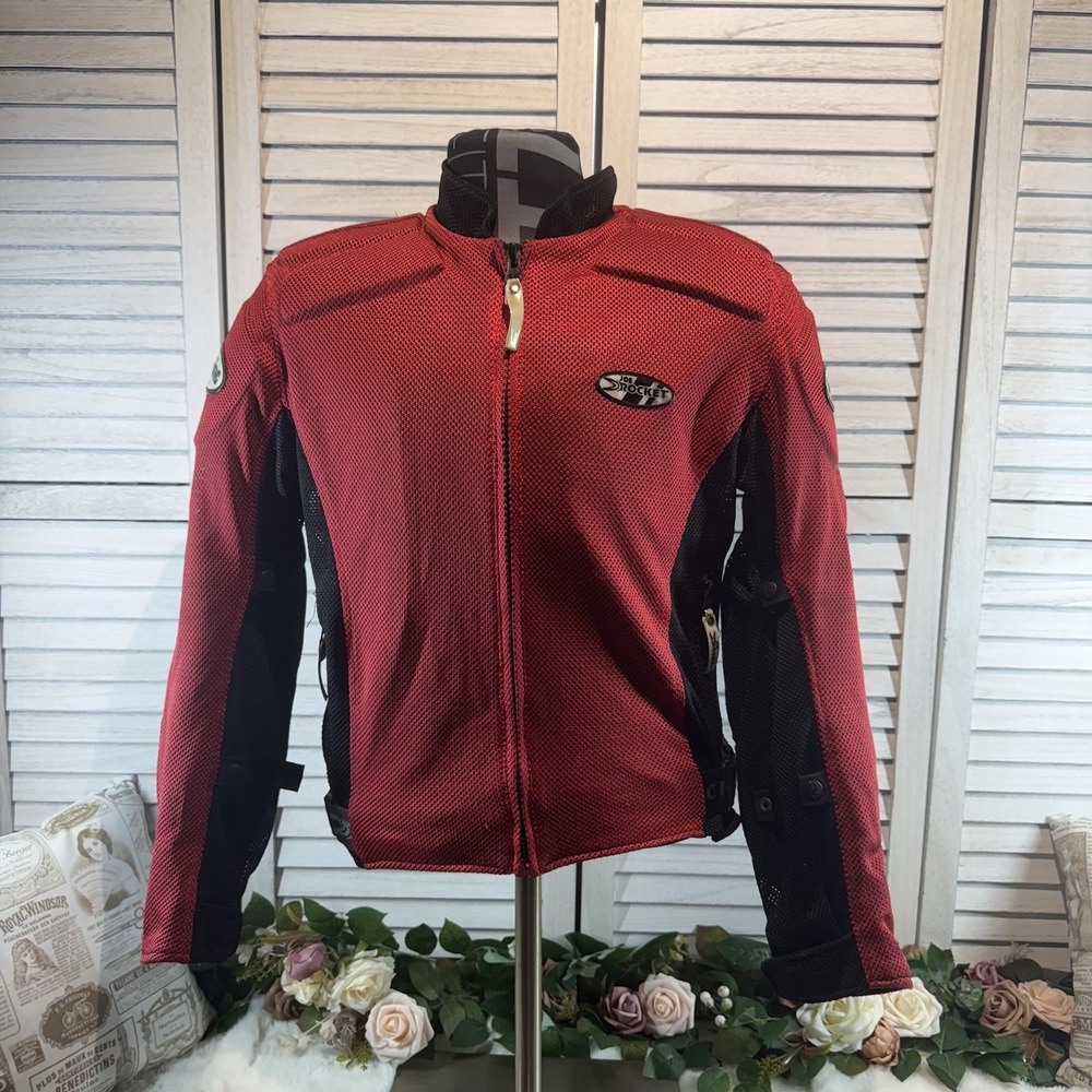 Joe Rocket Ballistic Series Textile Phoenix Red Ion Mesh Jacket Men's M